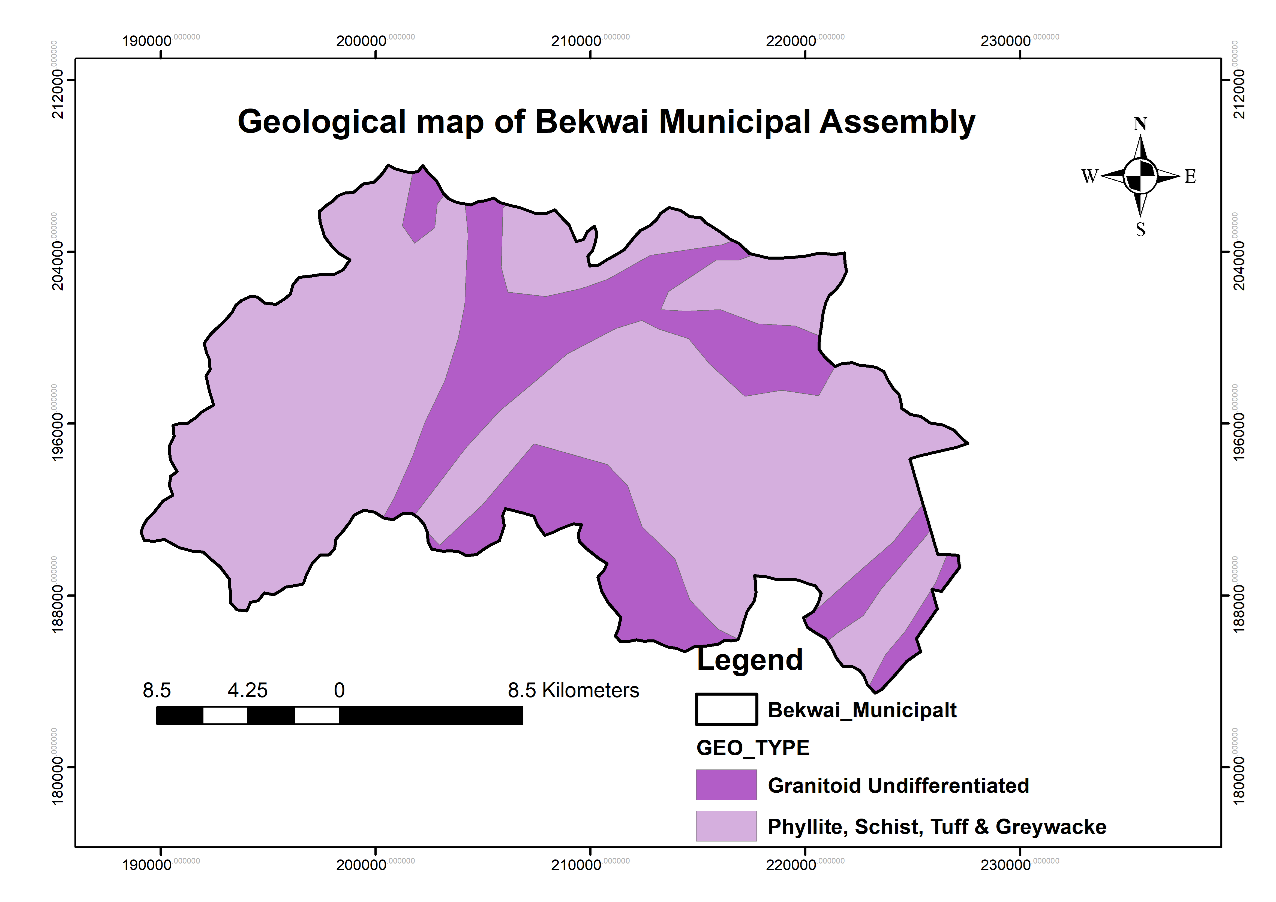 Brimian Rocks Soil and Geology | Bekwai Municipal Profile